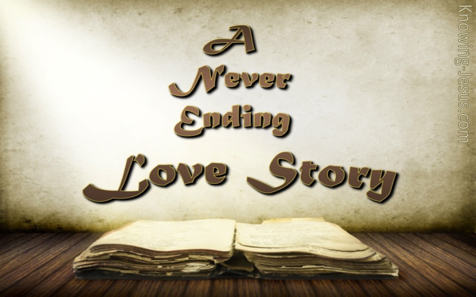 A Never Ending Love Story (devotional) (beige)